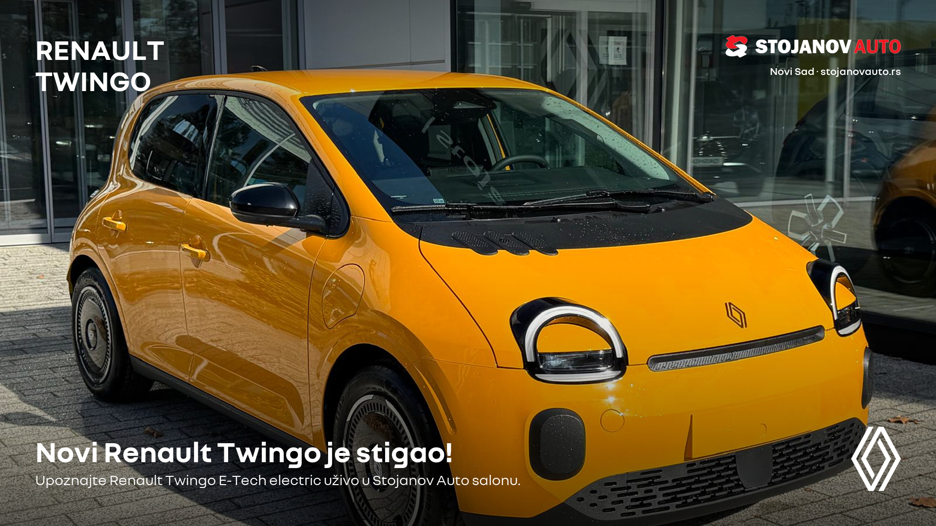 Novi Renault Twingo 2026 E-Tech electric u Stojanov Auto salonu u Novom Sadu